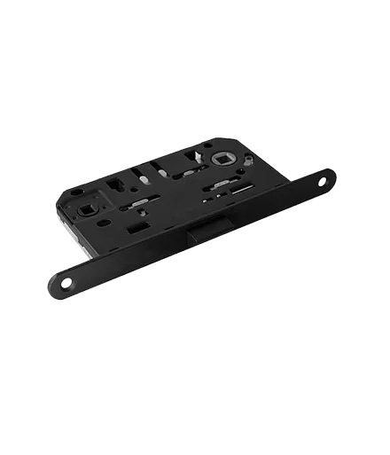 Замки Замок Pallini сантехнический с пластиковым язычком WC P 410 B BL черный матовый 